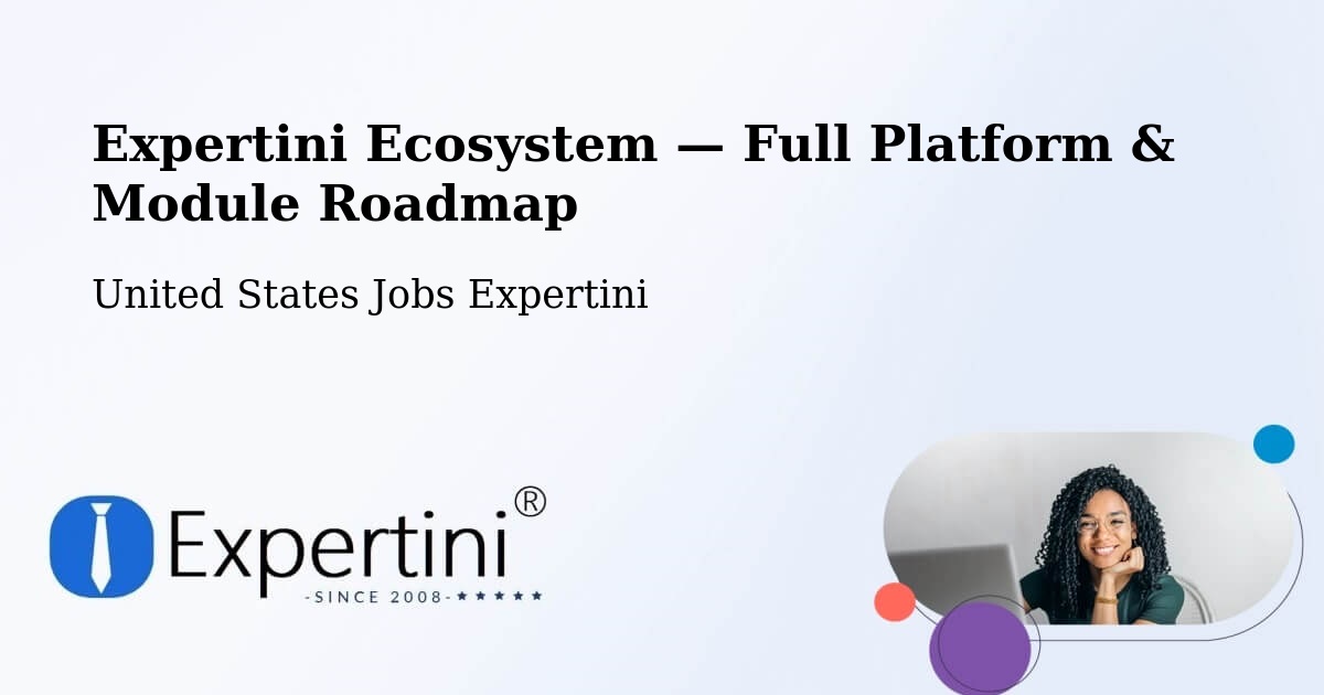Expertini Ecosystem — Full Platform & Module Roadmap – Vance
